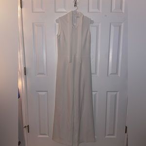 White New York and Company Pantsuit with Bow
